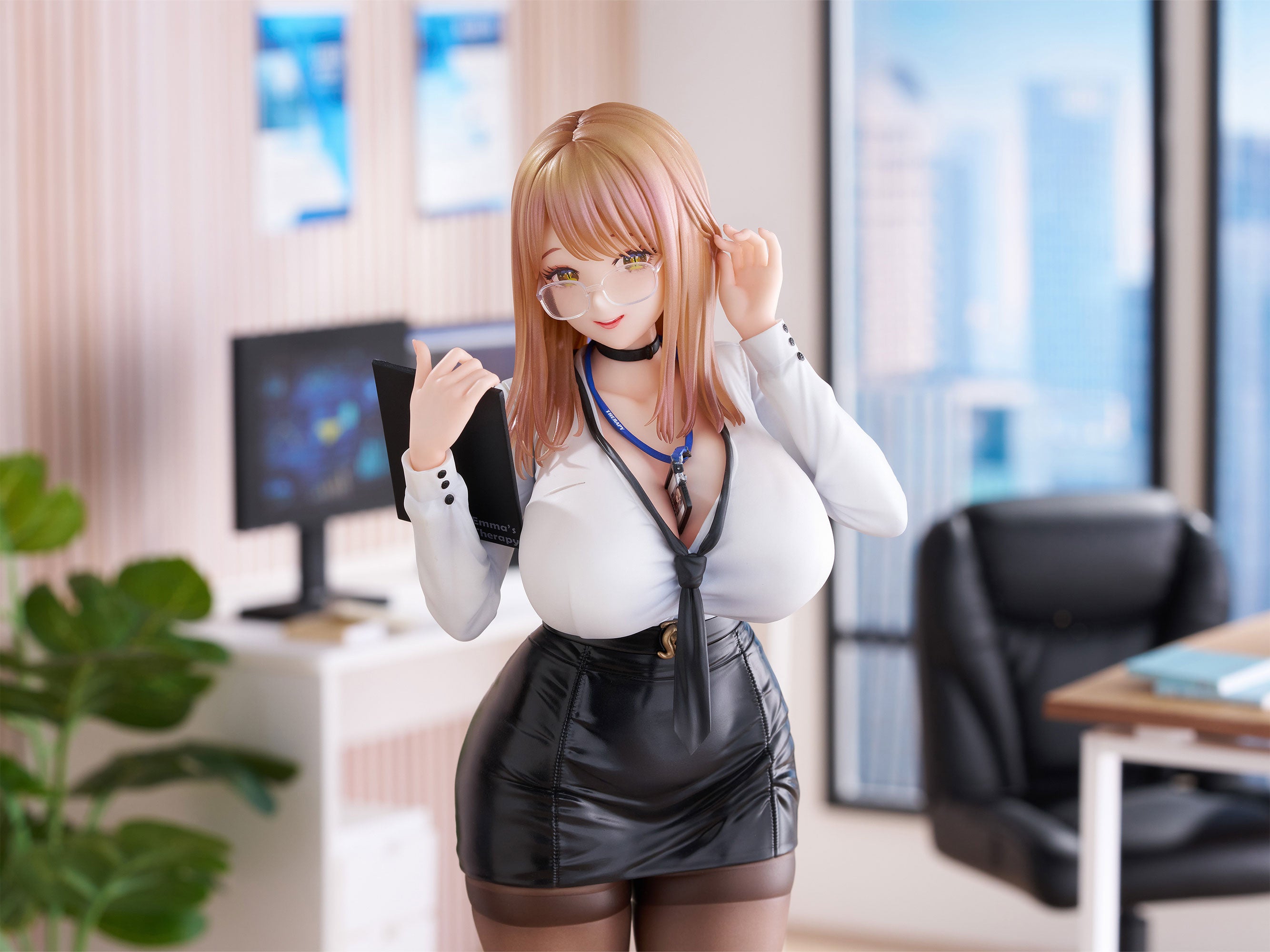 furyu-f-nex-emma-office-therapy-1-7-figur-brille image 5