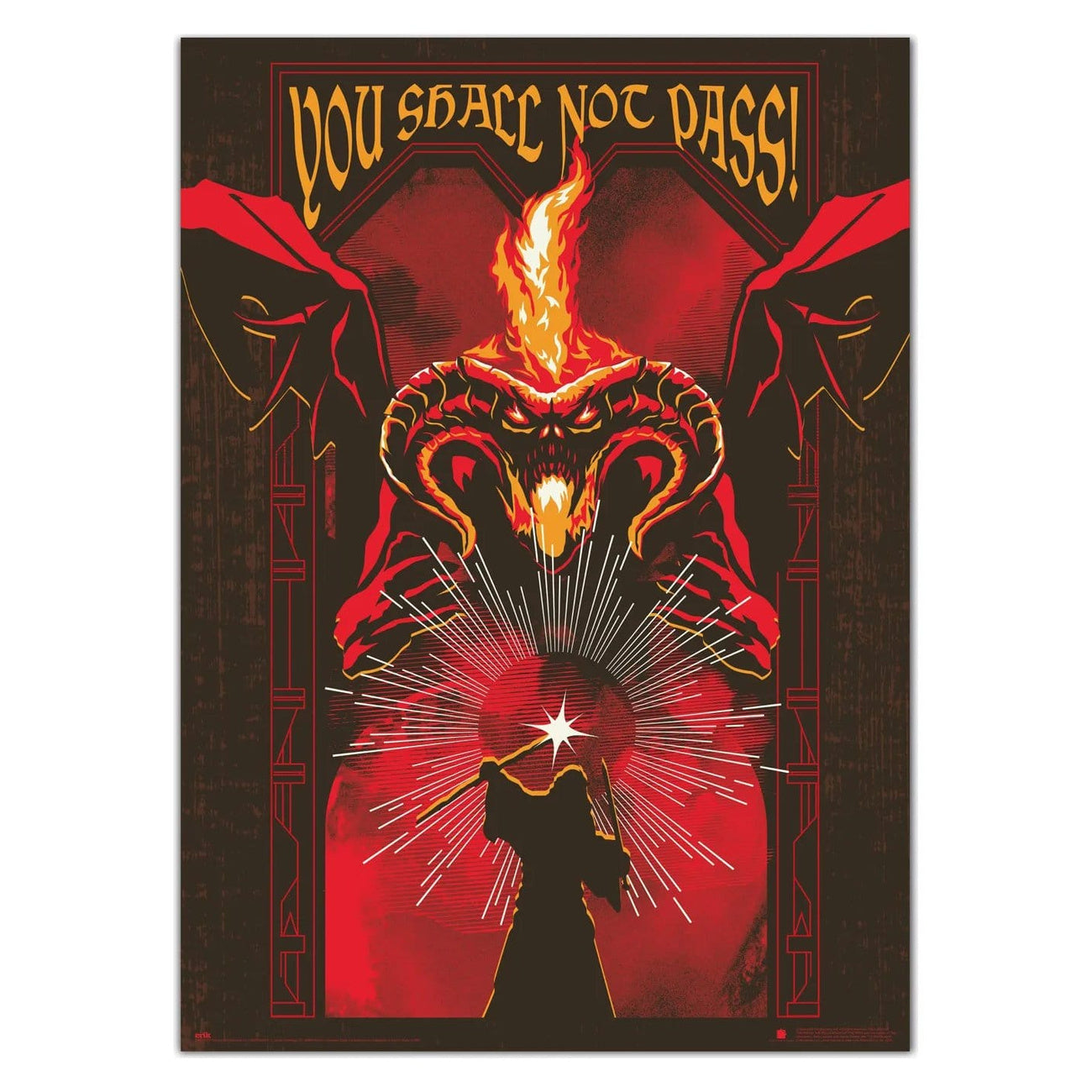 herr-der-ringe-leuchtendes-poster-balrog-50x70-cm image 1