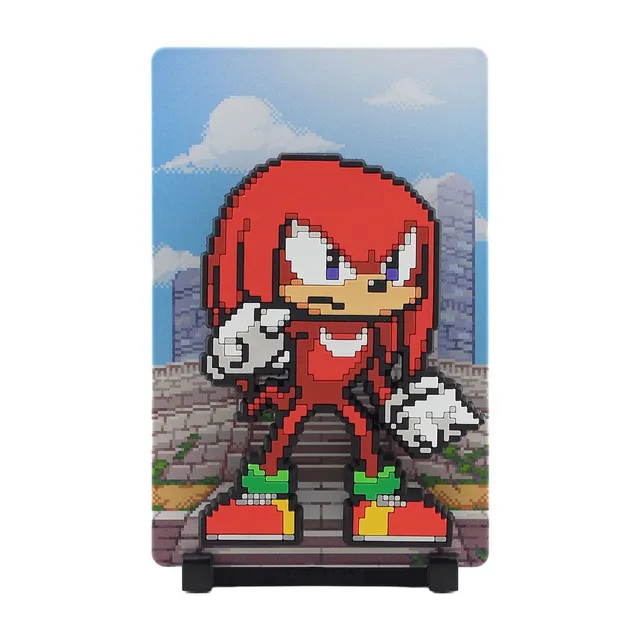 figgyz-sonic-the-hedgehog-magnet-sammelfigur-knuckles-pixel image 1