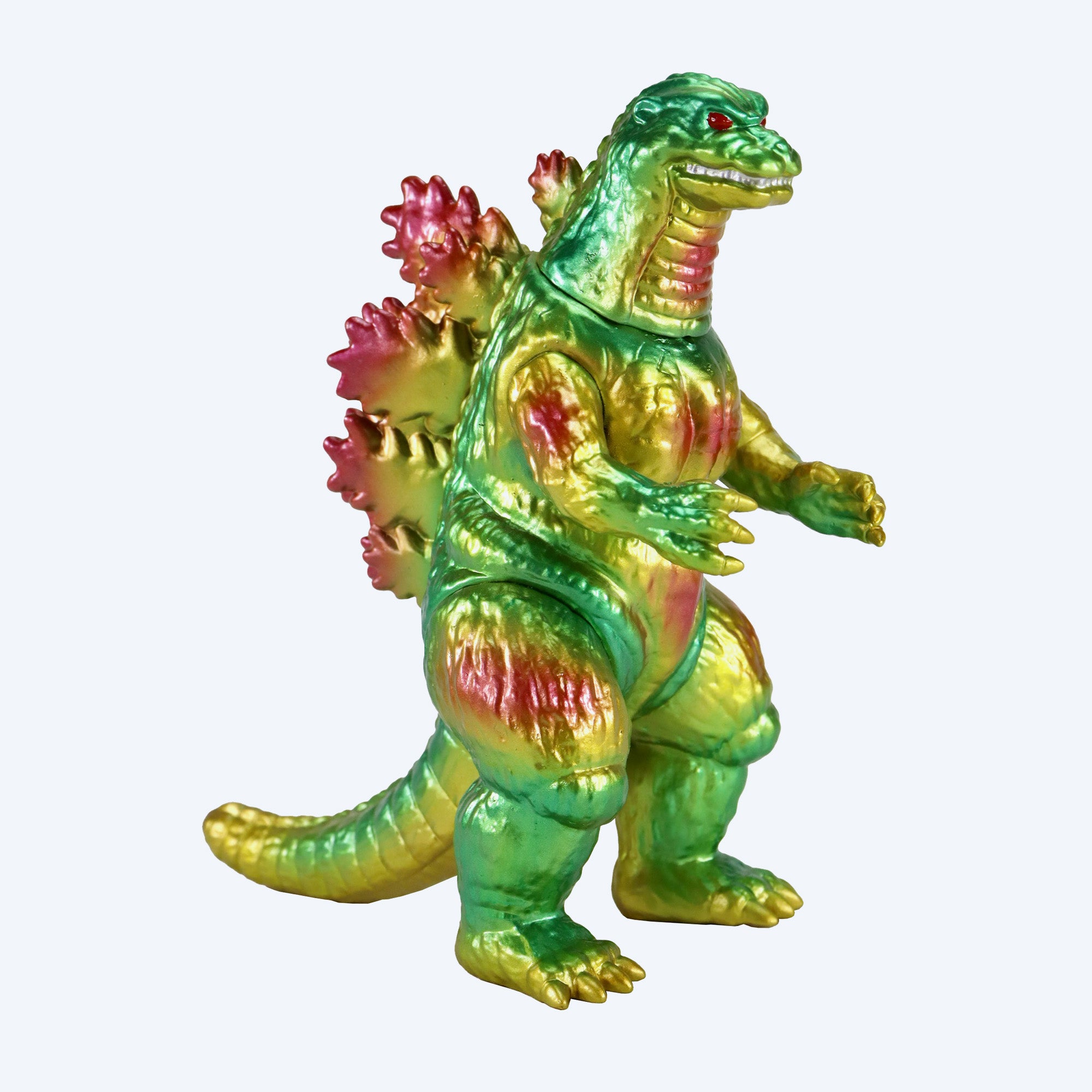 godzilla-ccp-middle-size-1995-lime-green-metallic-figur image 2