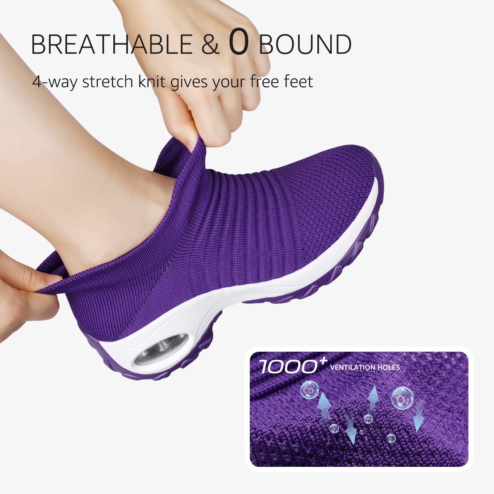 hkr-damen-sneaker-slip-on-memory-foam-violett-35 image 7
