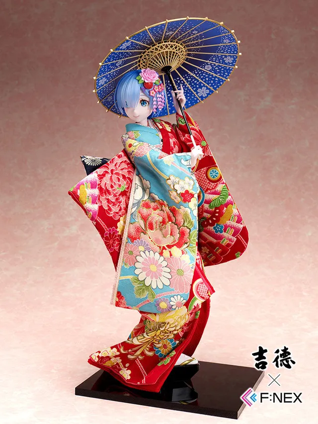 furyu-f-nex-rem-re-zero-puppe-figur-1-4-kimono image 1
