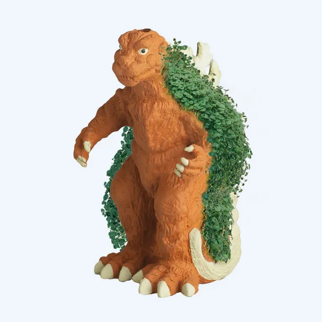 godzilla-chia-pet-pflanztopf-terrakotta-mit-samen image 1