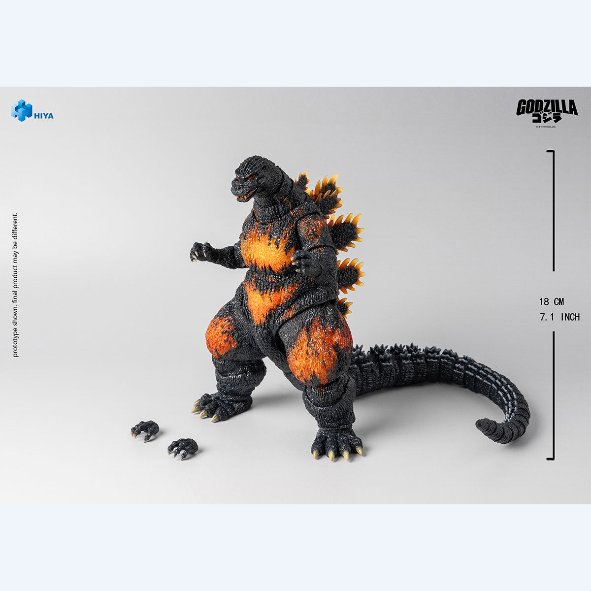 hiya-exquisite-basic-burning-godzilla-1995-figur-7-zoll image 5