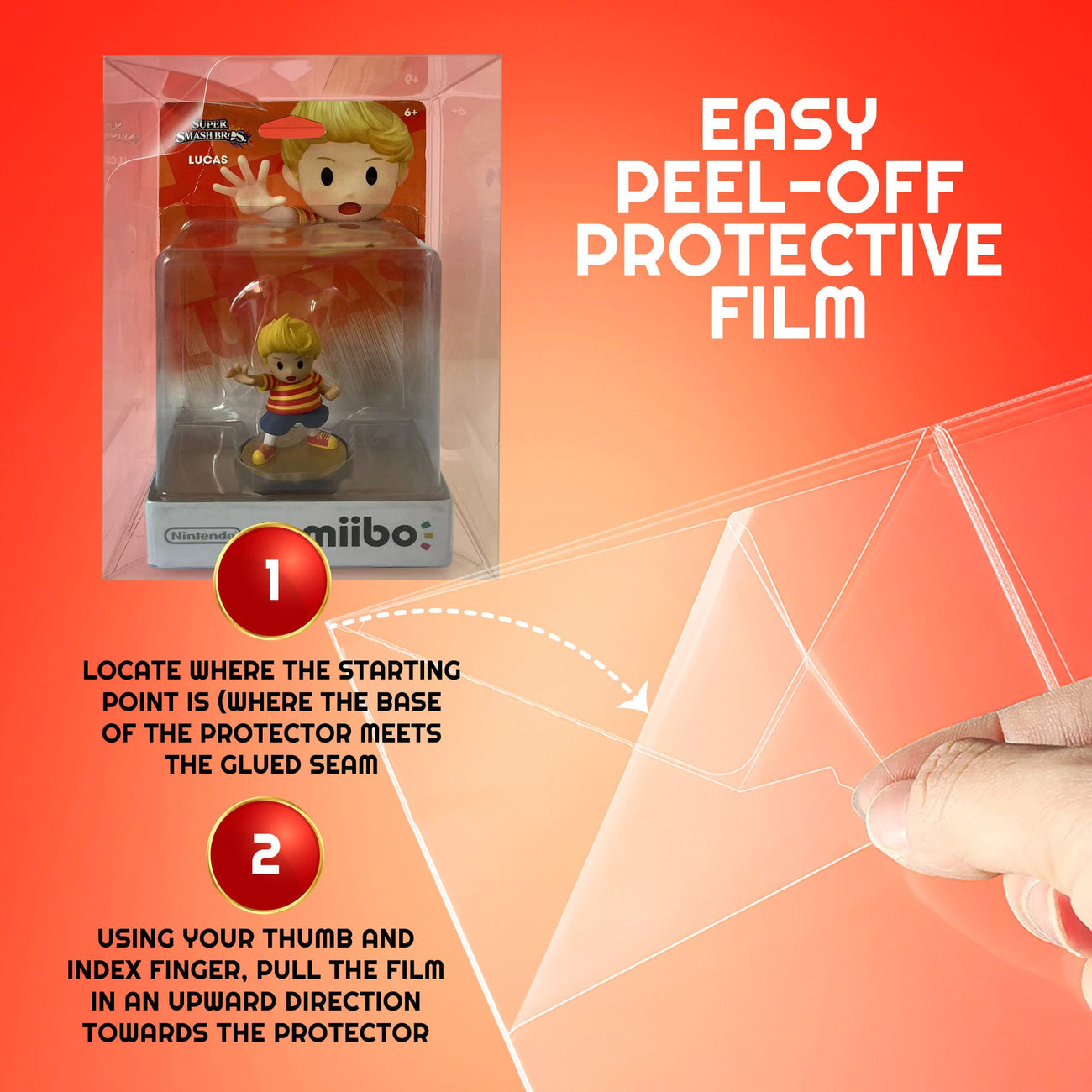 elbenwald-amiibo-pet-schutzh-lle-10er-pack-transparent image 7