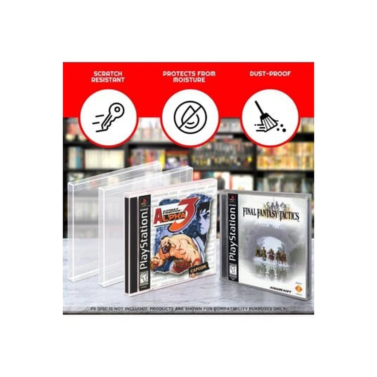 elbenwald-pet-geh-use-25er-pack-schutzh-lle-ps1-dreamcast-transparent image 4