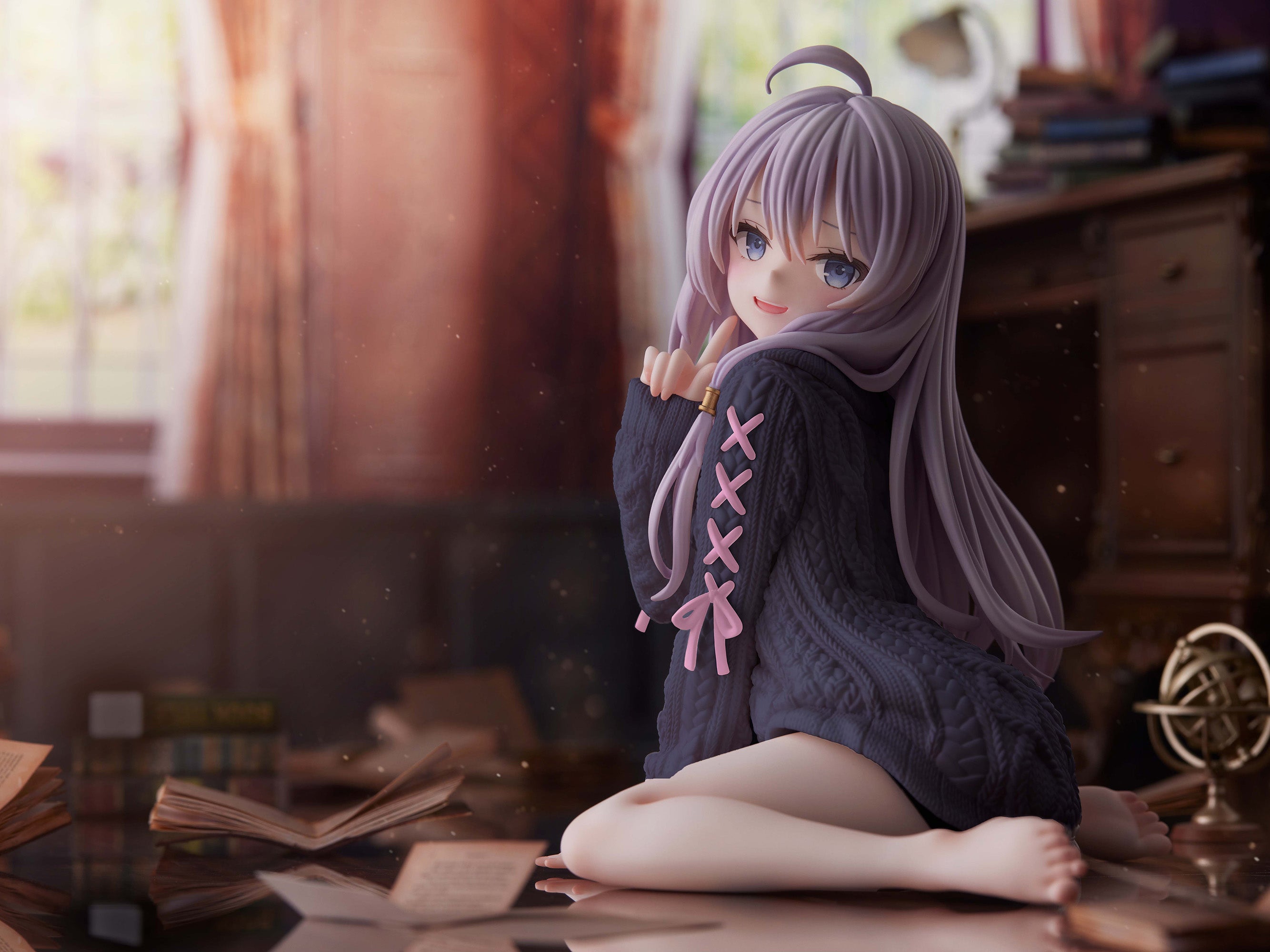 furyu-f-nex-elaina-knit-repaint-purple-animefigur-1-7-lila image 2