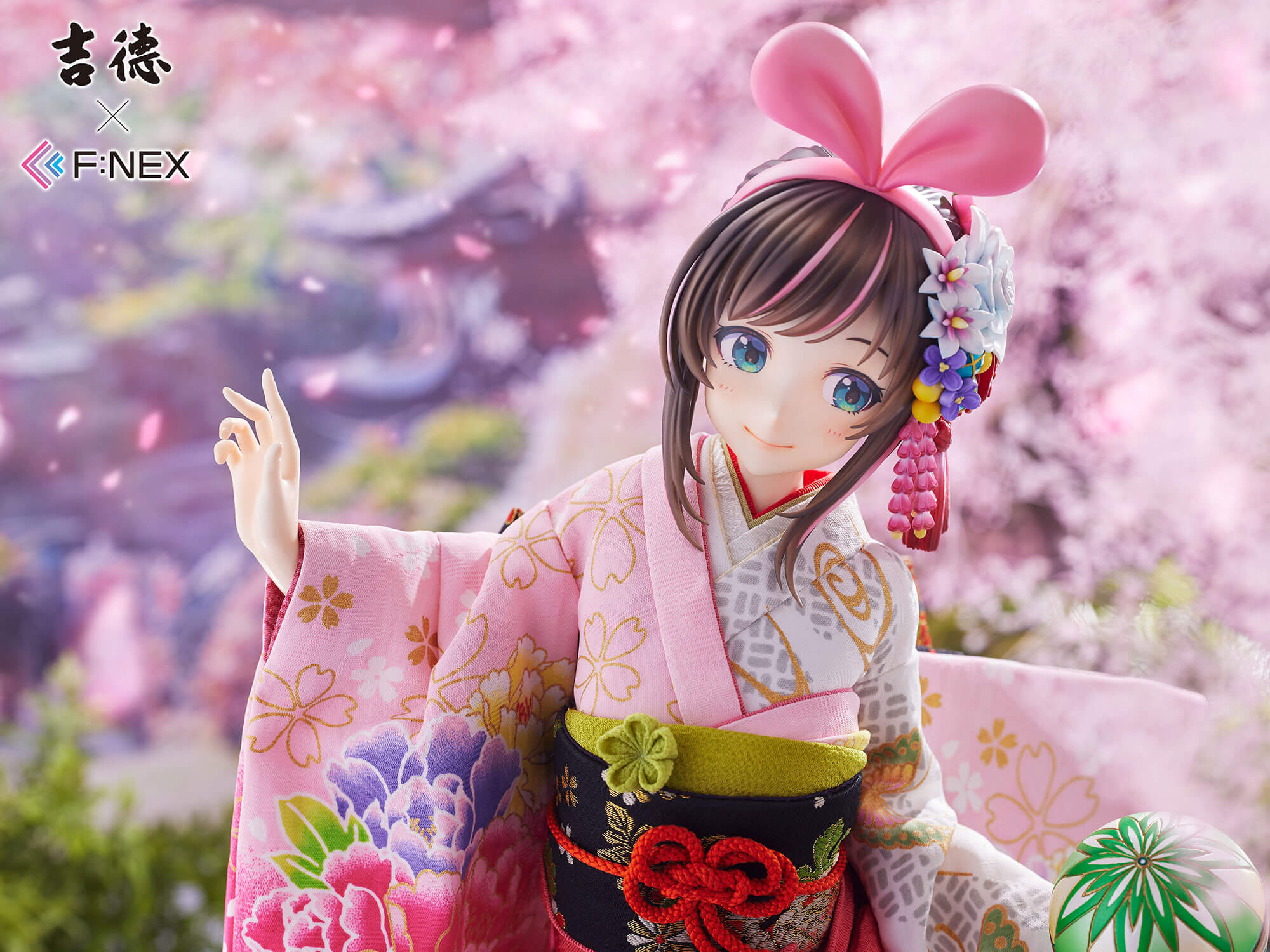 furyu-f-nex-kizuna-ai-figur-1-4-japanpuppe-vtuber-kimono image 4