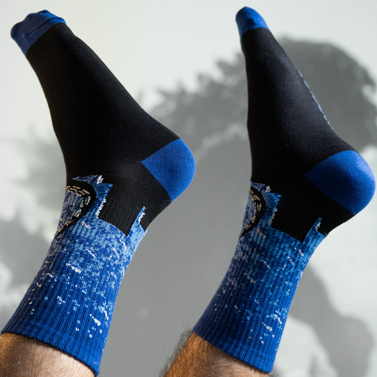 godzilla-apparel-silhouette-socken-schwarz-baumwolle-one-size image 3