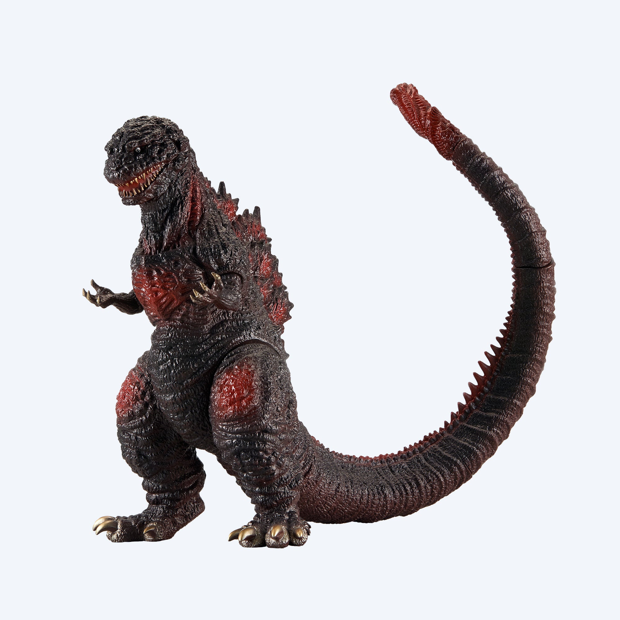 shin-godzilla-fourth-form-retro-sofubi-figur-28cm-rot image 1