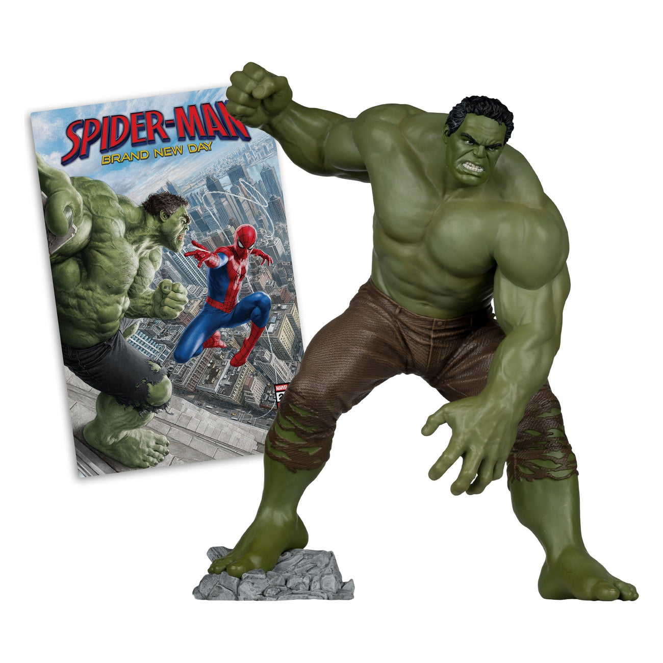 marvel-spider-man-brand-new-day-statue-1-6-hulk-szene image 2