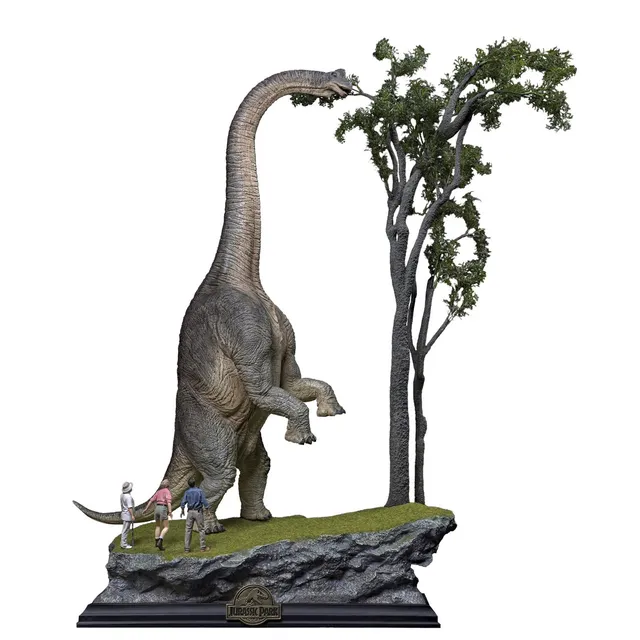 jurassic-park-demi-art-scale-statue-1-10-resin-mit-base image 1