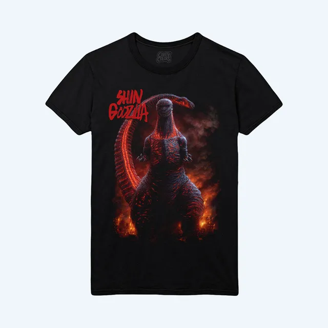 godzilla-shin-nightmare-t-shirt-schwarz-baumwolle image 1