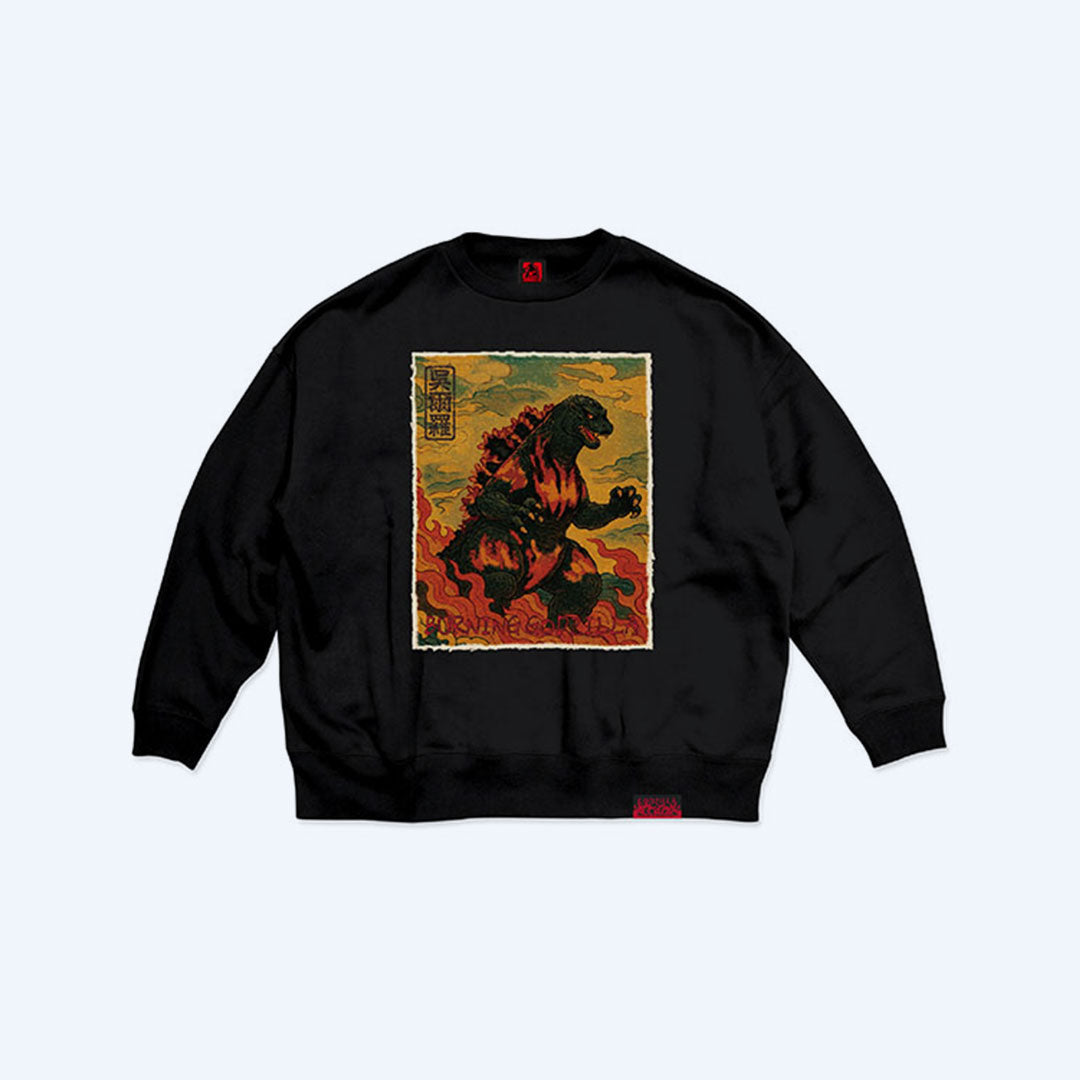 godzilla-vs-destoroyah-30th-sweatshirt-schwarz-baumwolle-gr-l image 1