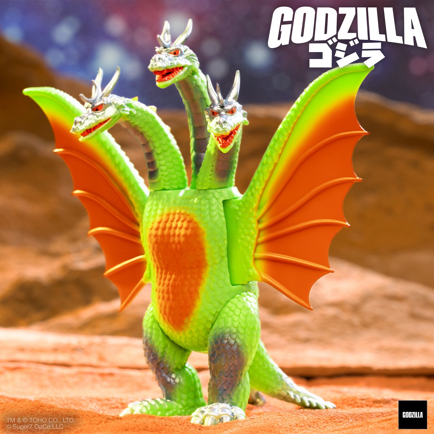 godzilla-king-ghidorah-reaction-figur-wave-09-60th-anniversary image 2