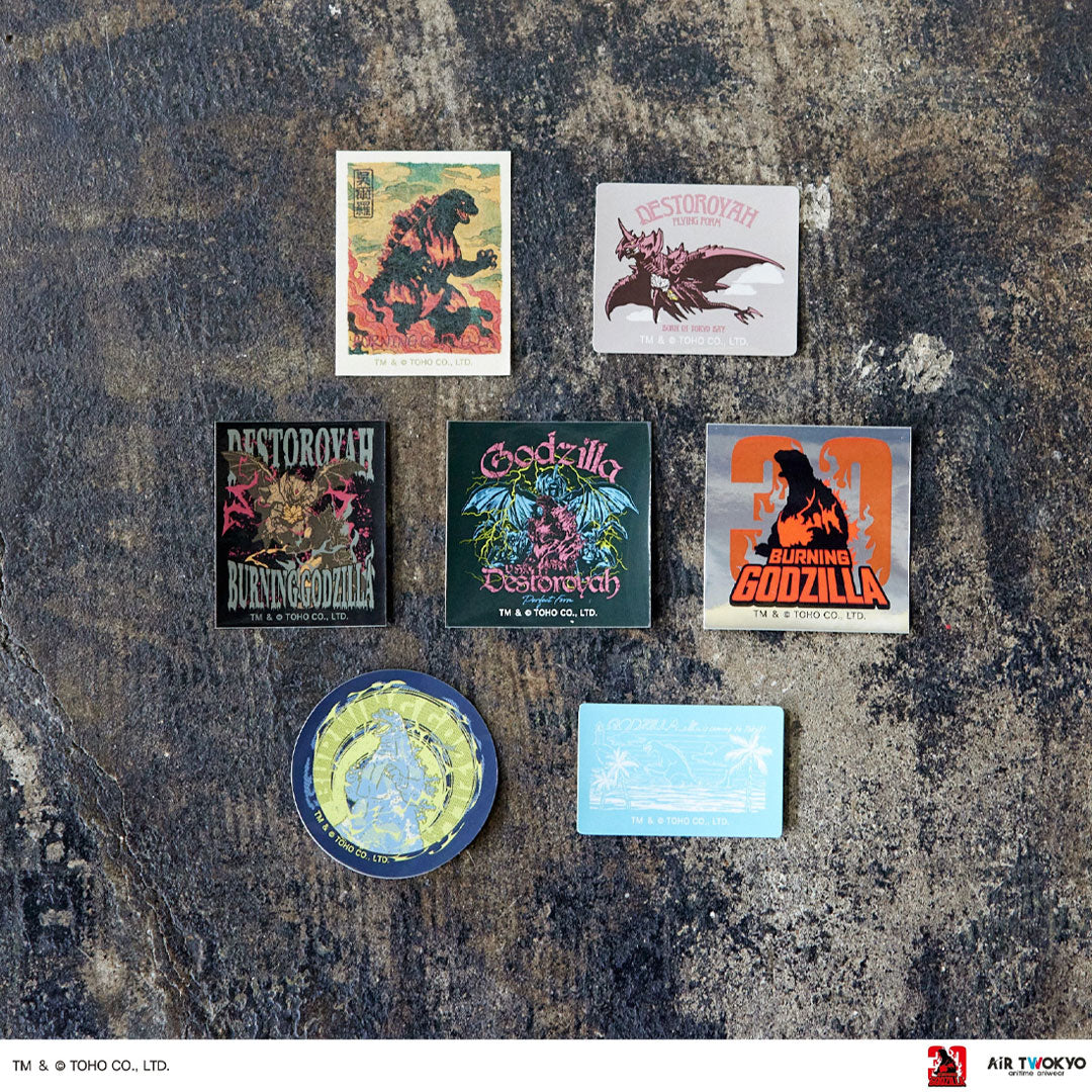 godzilla-collectibles-godzilla-vs-destoroyah-30-jubil-um-sticker-set image 3