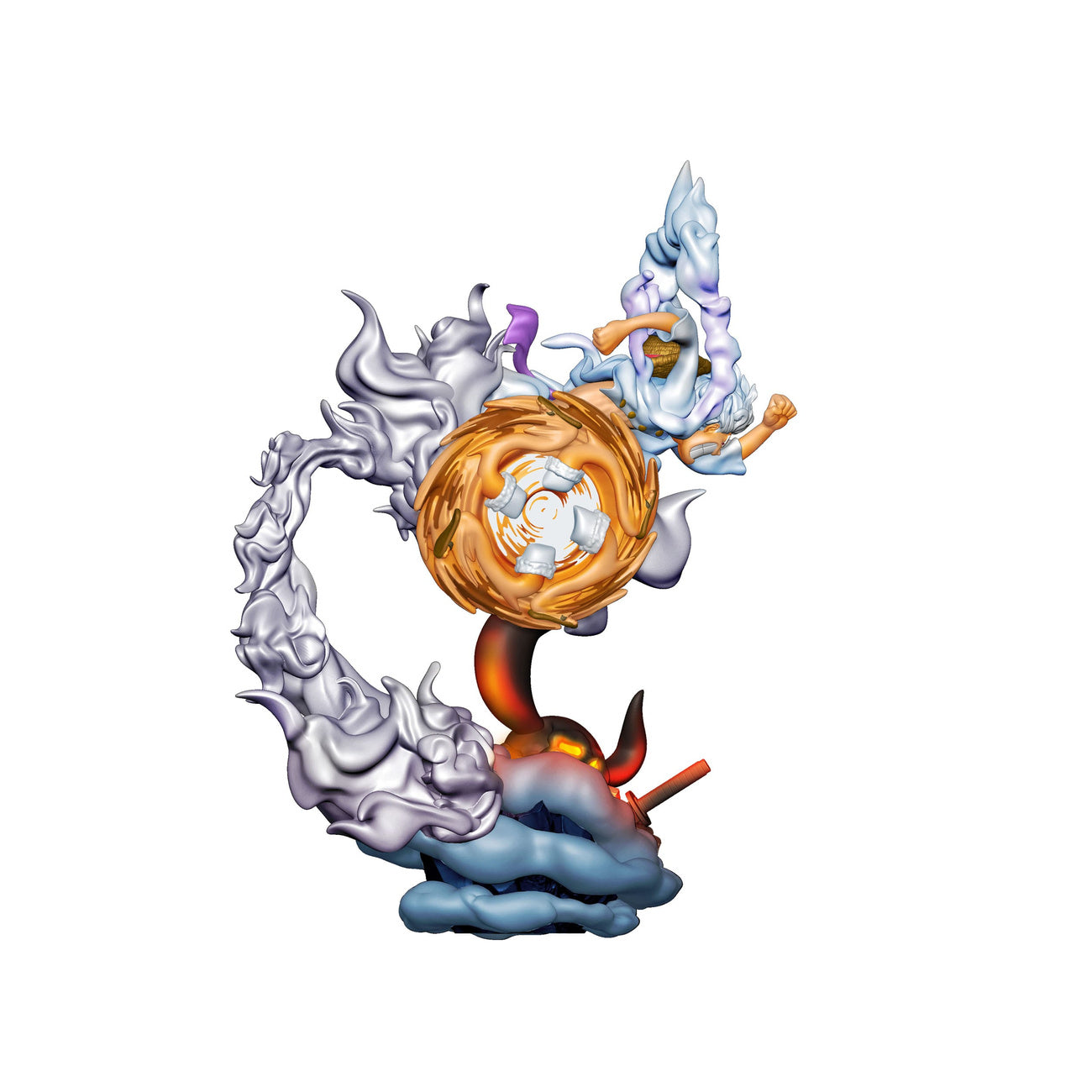 one-piece-petitrama-logbox-re-birth-gear-pvc-mini-statue-4er-set image 5