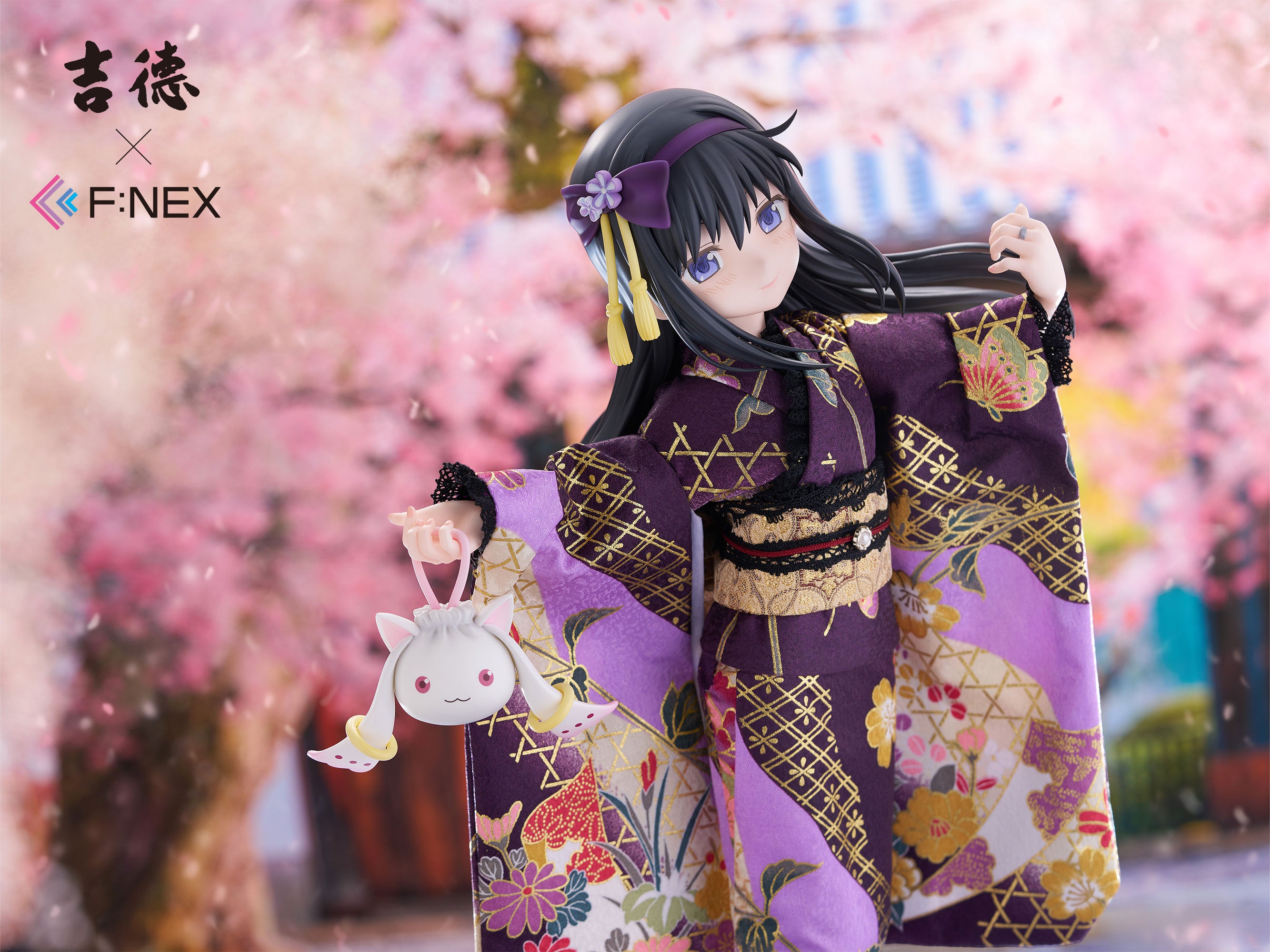 furyu-f-nex-homura-akemi-puppe-figur-1-4-kimono image 3