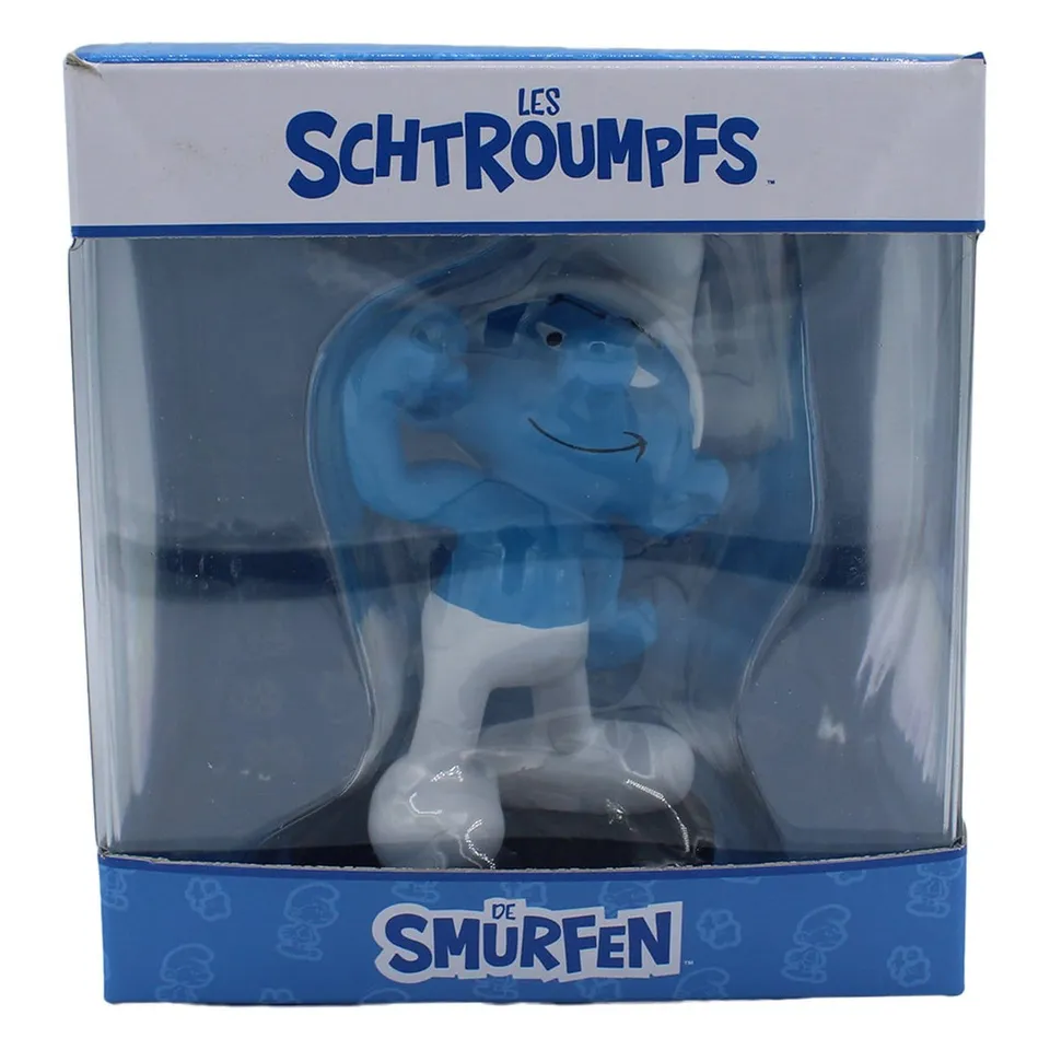 die-schl-mpfe-kraft-schlumpf-statue-11-cm-resin-figur image 1