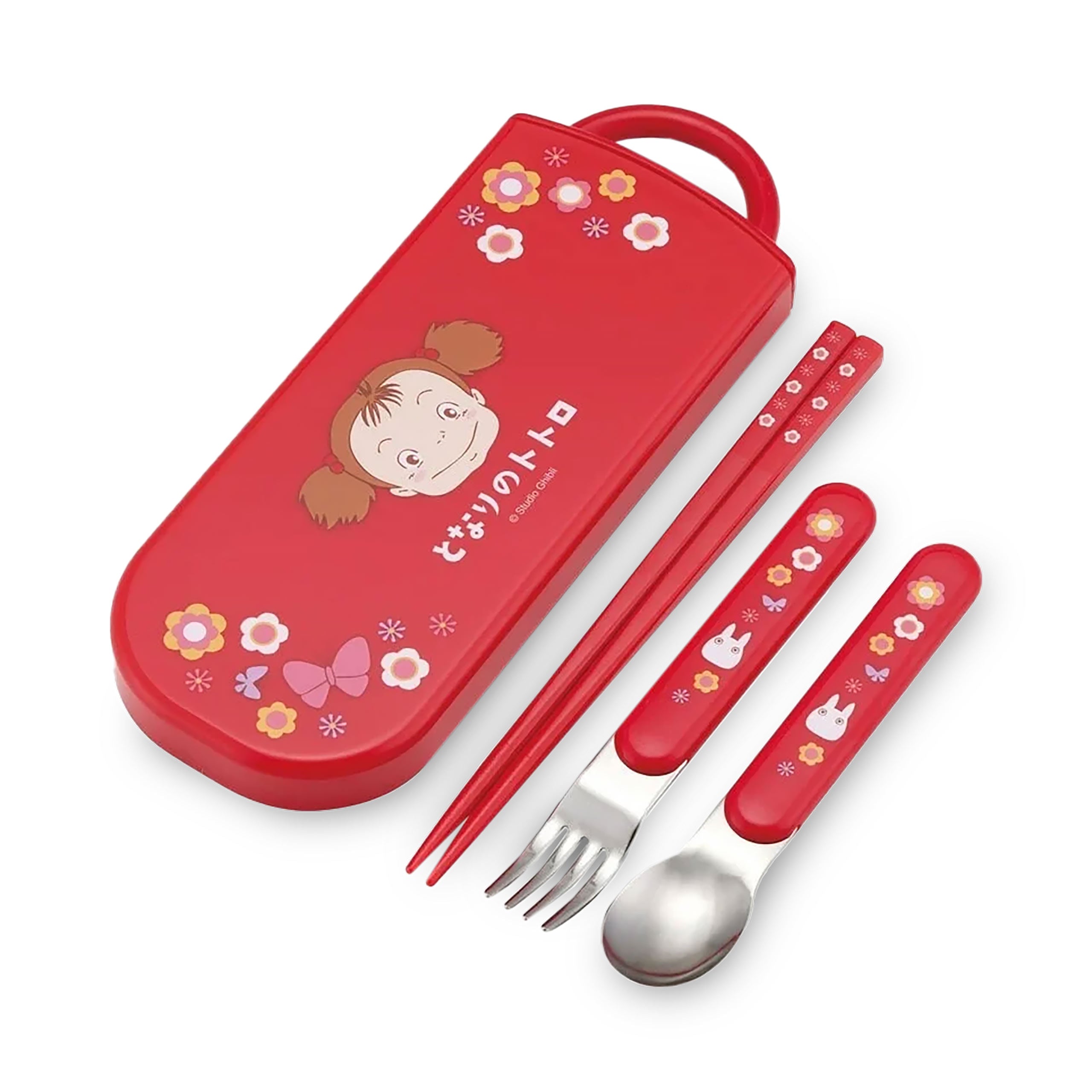 studio-ghibli-totoro-mei-red-besteck-set-3-teilig-mit-box image 2