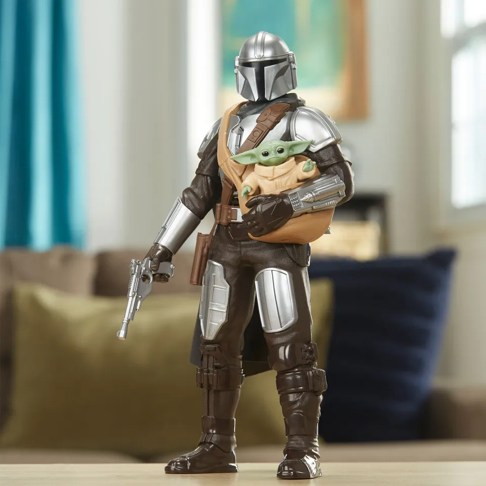 star-wars-mandalorian-mando-grogu-actionfiguren-set-interaktiv image 1