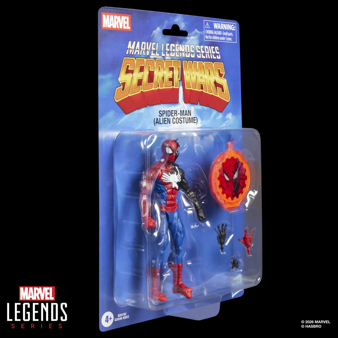 marvel-legends-secret-wars-spider-man-actionfigur-alien-costume image 8