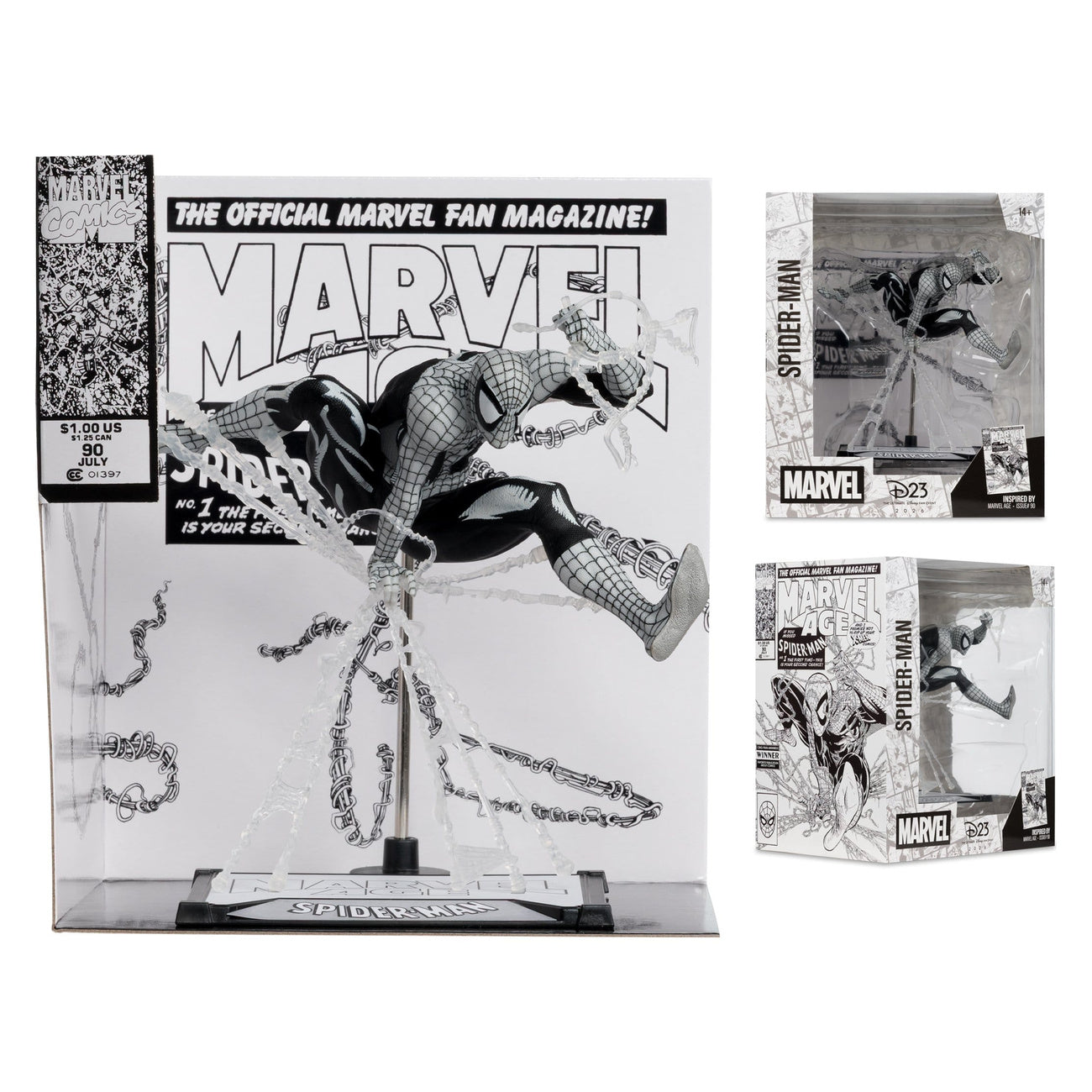 mcfarlane-marvel-age-90-spider-man-pvc-statue-line-art-1-10 image 4