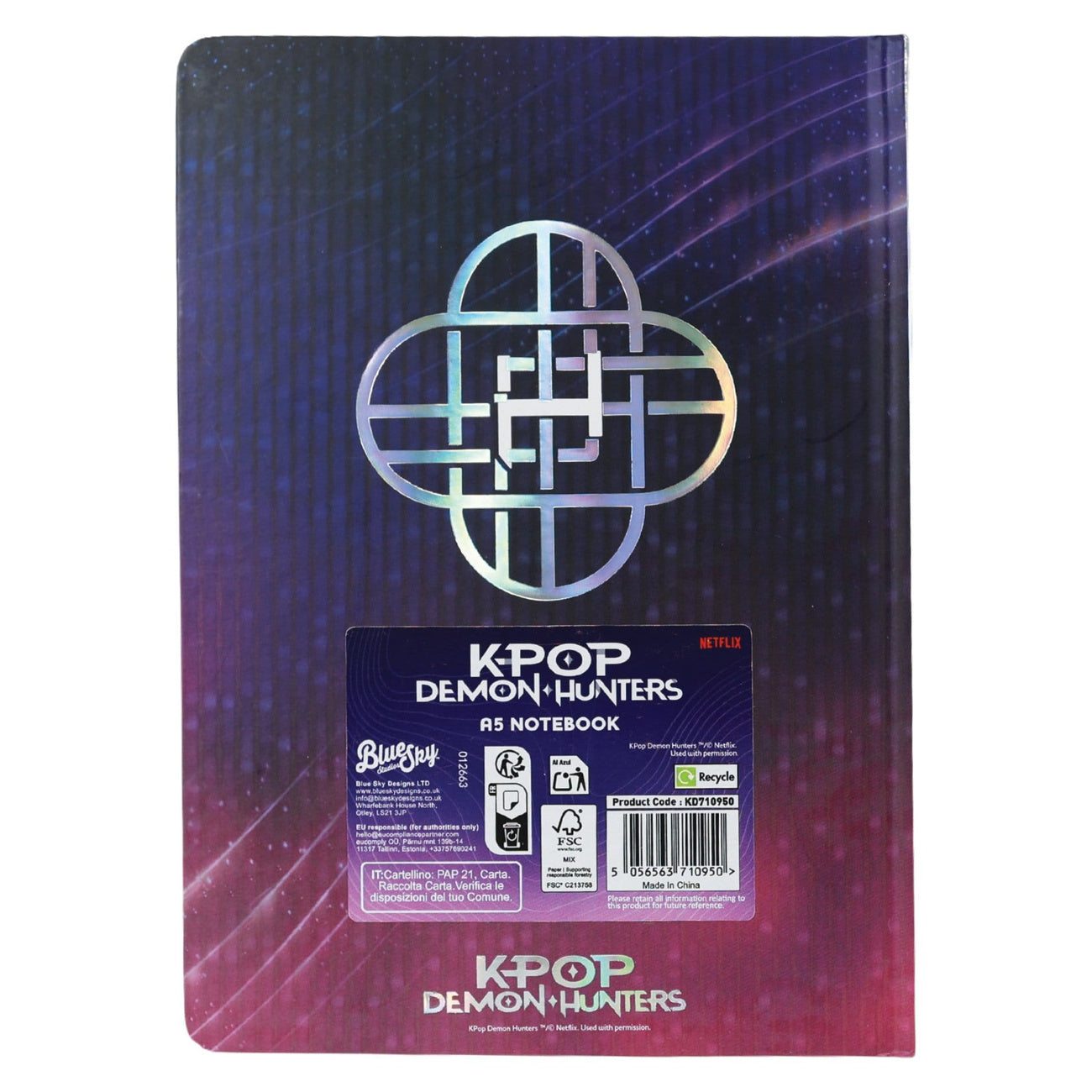 kpop-demon-hunters-huntr-x-notizbuch-a5-notizheft image 2