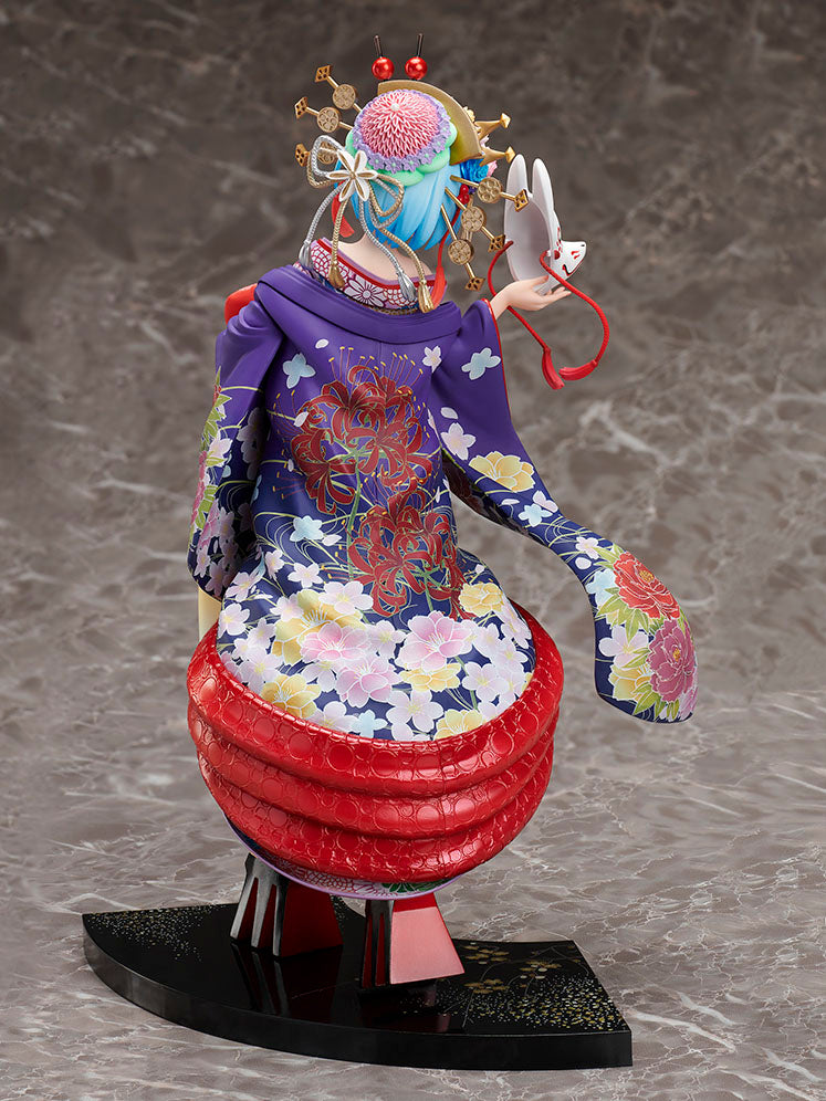 furyu-f-nex-rem-figur-oiran-dochu-1-7-kimono image 5