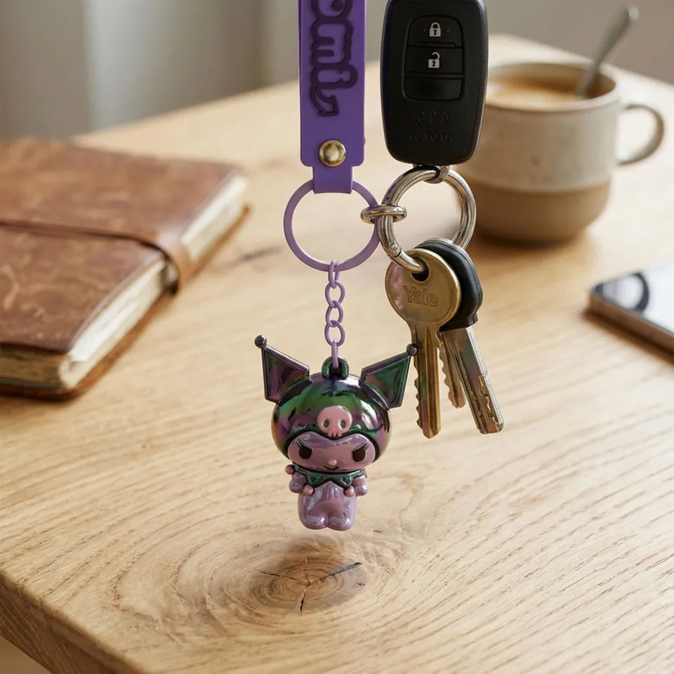 elbenwald-kuromi-schl-sselanh-nger-hello-kitty image 1