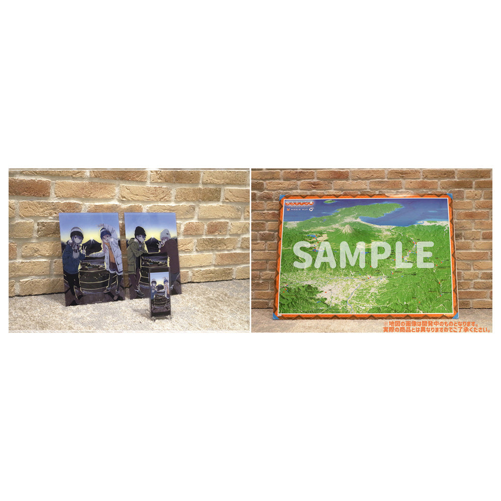 furyu-yuru-camp-artboard-map-poster-set-yamanashi image 2