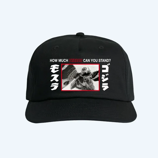 godzilla-mothra-terror-black-5-panel-cap-snapback-schwarz image 1