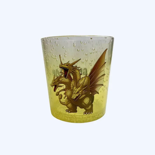 godzilla-collectibles-king-ghidorah-becher-transparent-400ml image 1