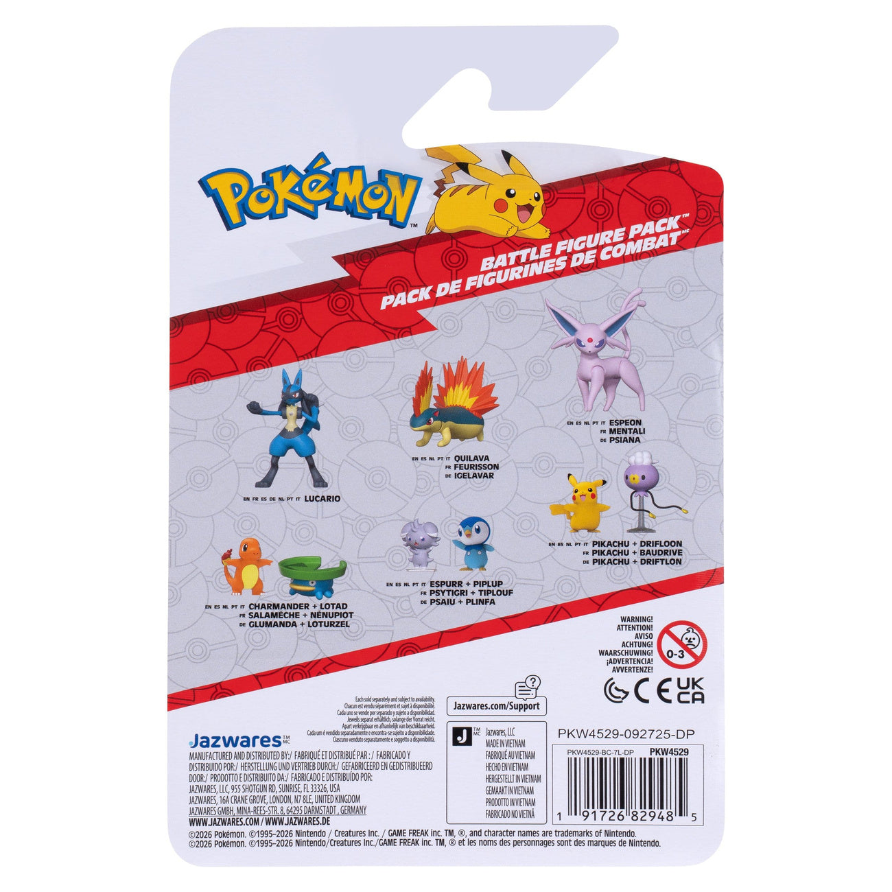 pok-mon-battle-figure-2er-pack-loturzel-glumanda image 8