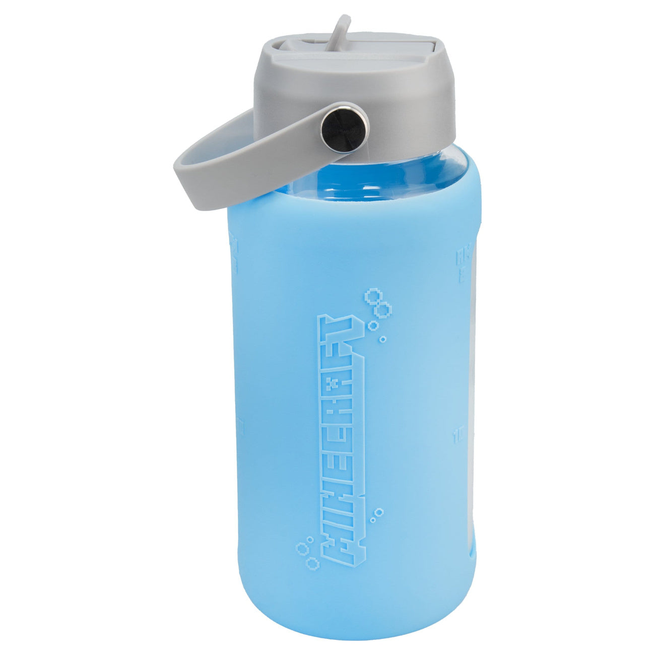minecraft-glas-trinkflasche-mit-h-lle-paladone-lizenzprodukt image 1
