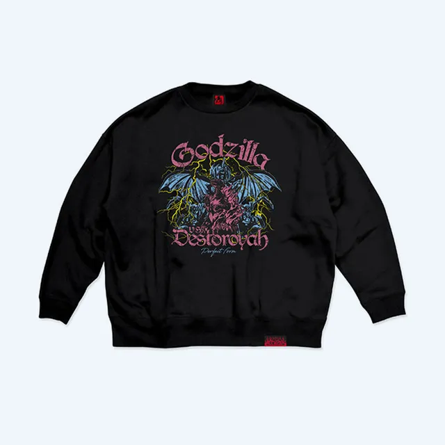 godzilla-vs-destoroyah-sweatshirt-schwarz-30th-gr-l image 1