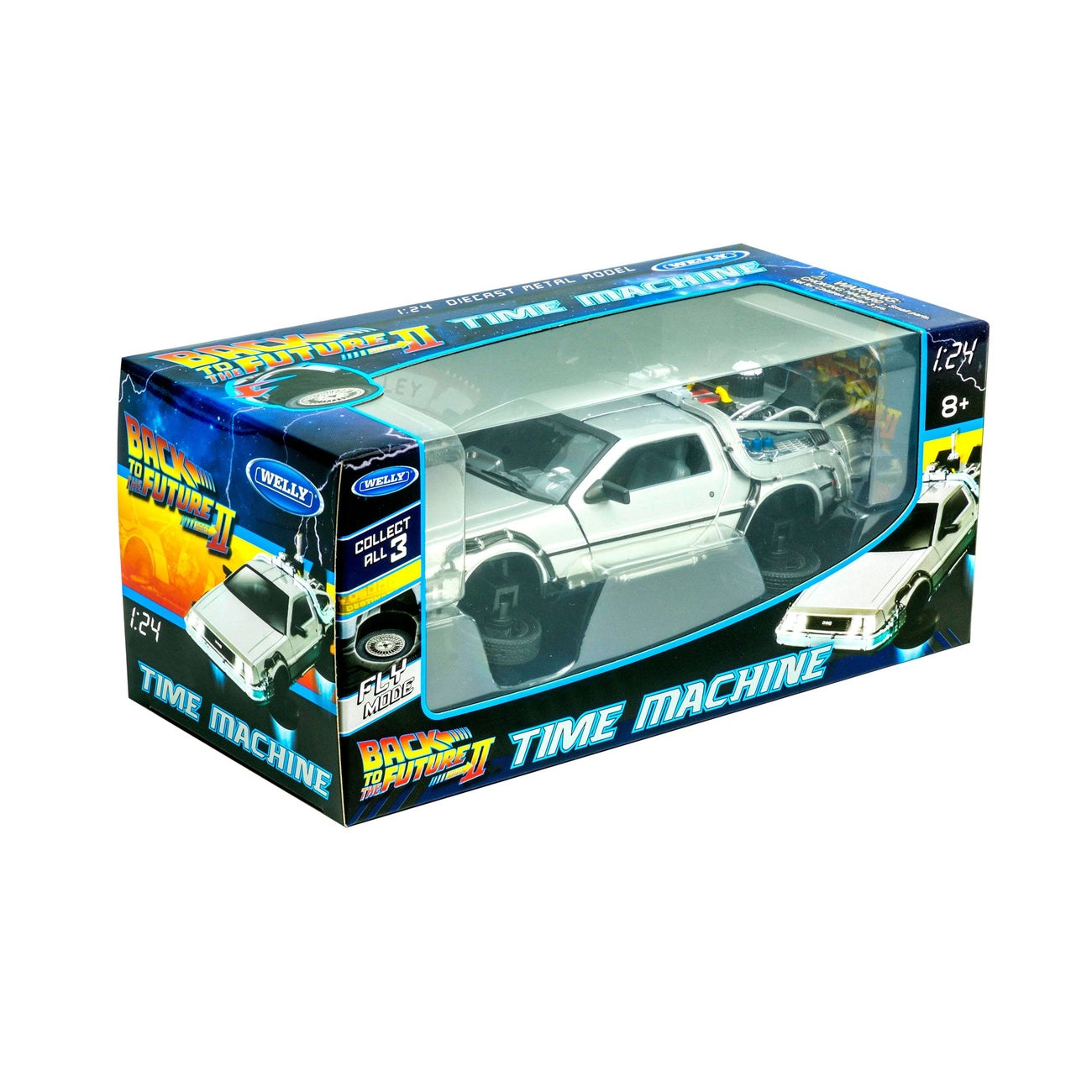 zur-ck-in-die-zukunft-delorean-diecast-modell-1-24 image 2