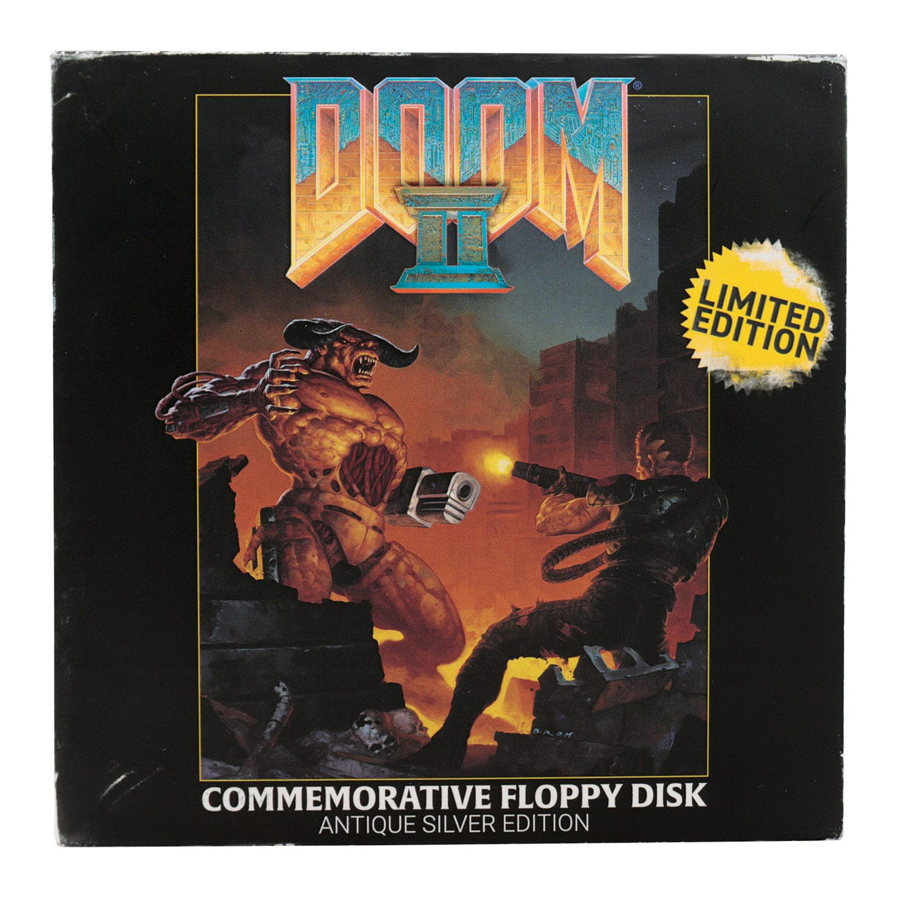 doom-2-arena-floppy-disk-metall-replik-limited-edition-gamer image 6