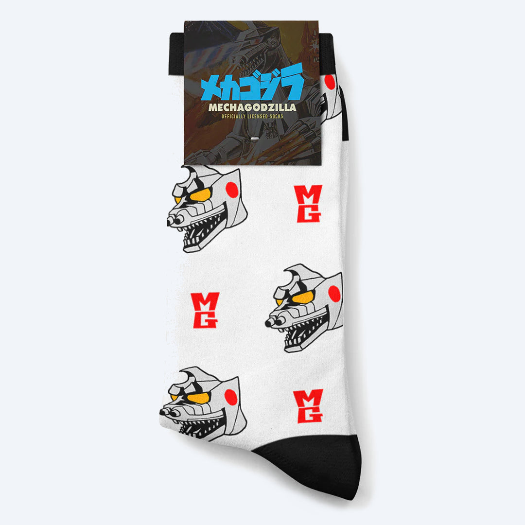 mechagodzilla-socken-wei-schwarz-baumwollmix-one-size image 2