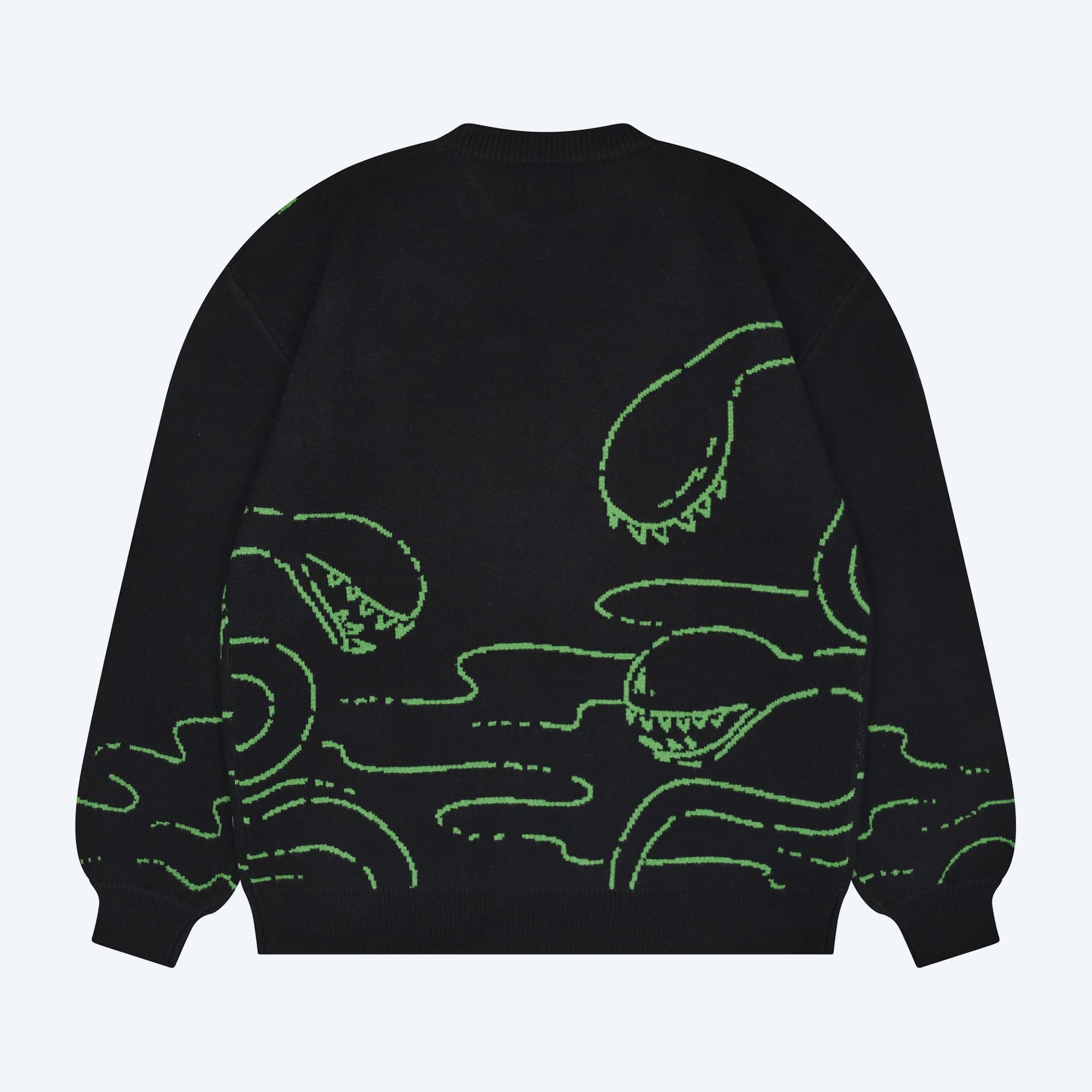 biollante-sweater-pullover-schwarz-steady-hands-godzilla image 2