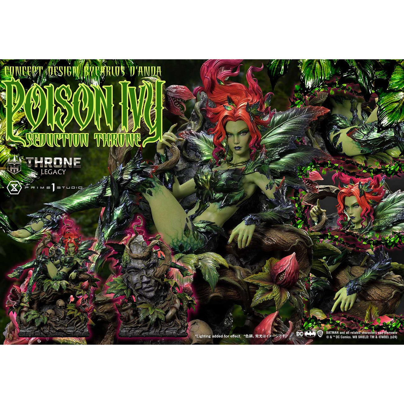 dc-throne-legacy-batman-poison-ivy-statue-1-4-polystone image 2