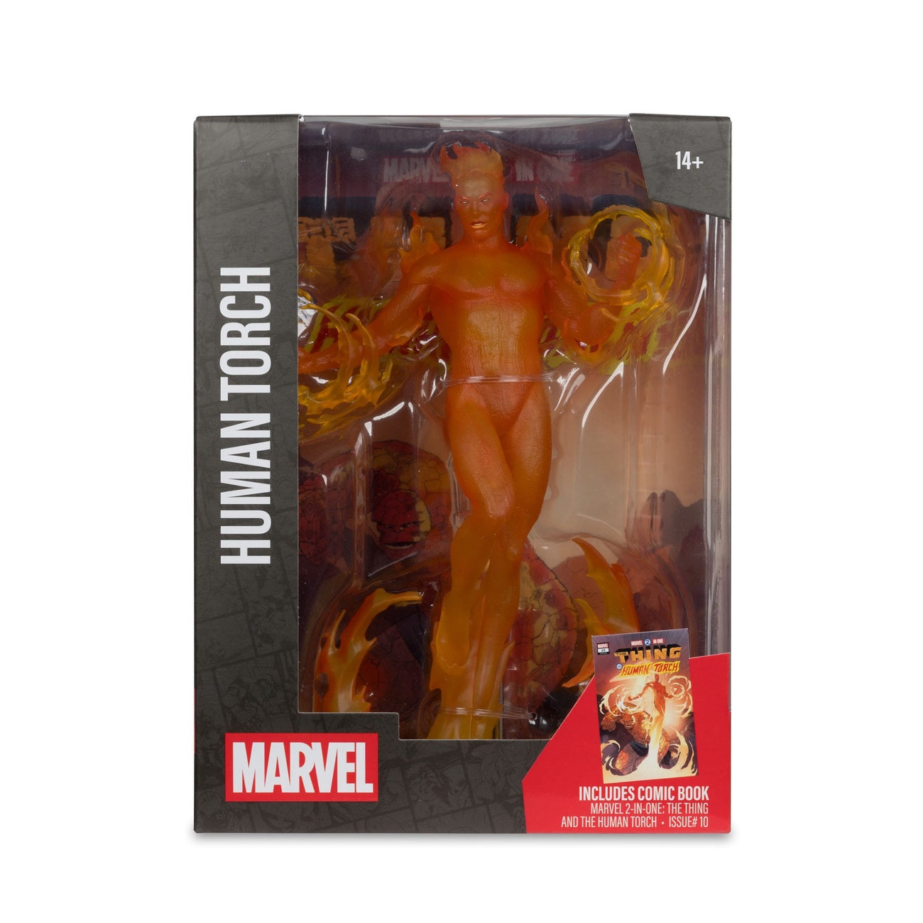 marvel-collection-human-torch-pvc-statue-29-cm-marvel-2-in-1 image 8