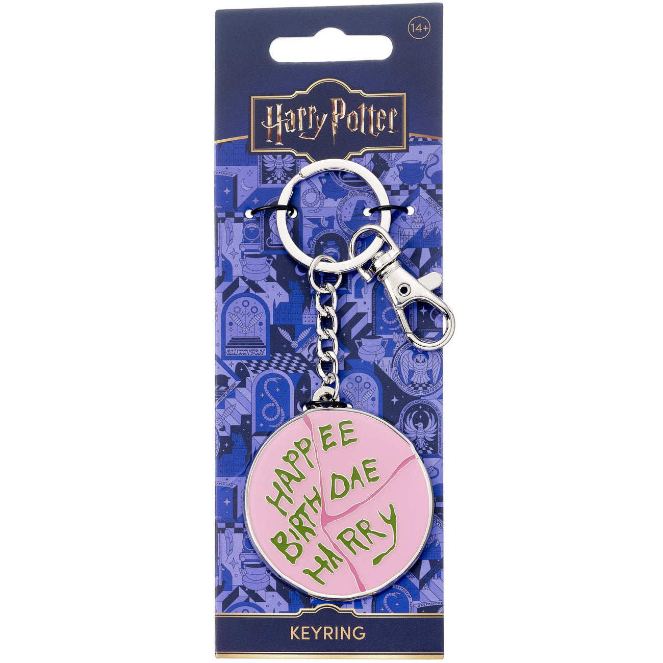 harry-potter-happee-birthdae-cake-schl-sselanh-nger-metall-kuchen image 2