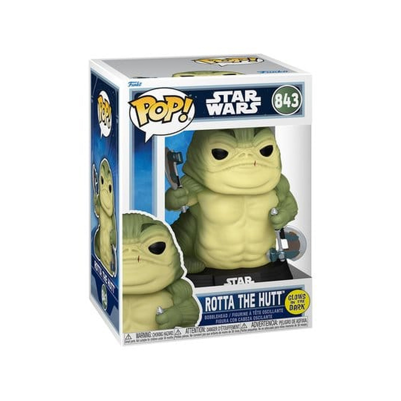 star-wars-mandalorian-grogu-funko-pop-rotta-glow-9cm image 3