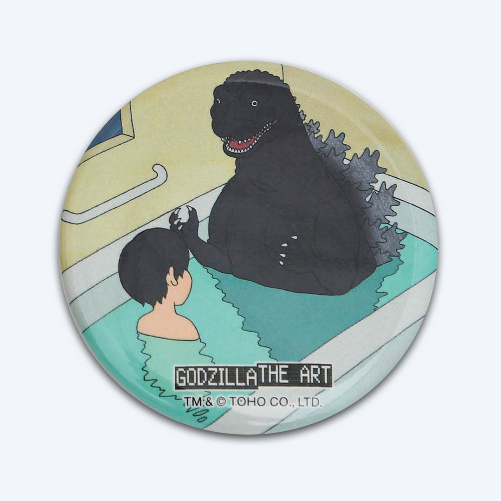 godzilla-the-art-pin-badge-bathtub-metall-anstecker image 2