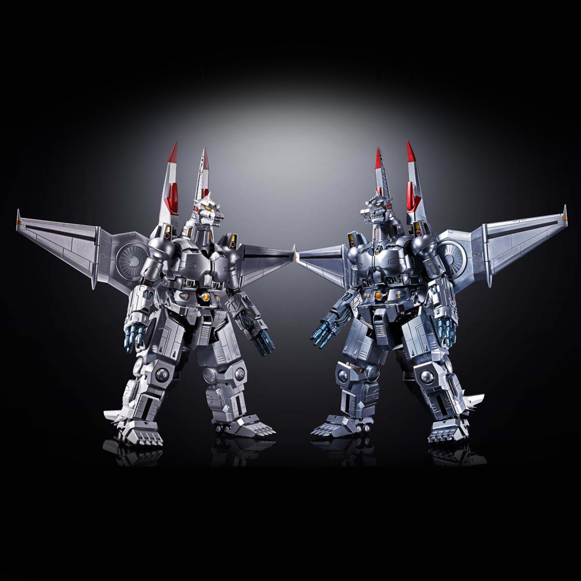 godzilla-mechagodzilla-ohrai-poster-chogokin-figur-bluish-silber image 2