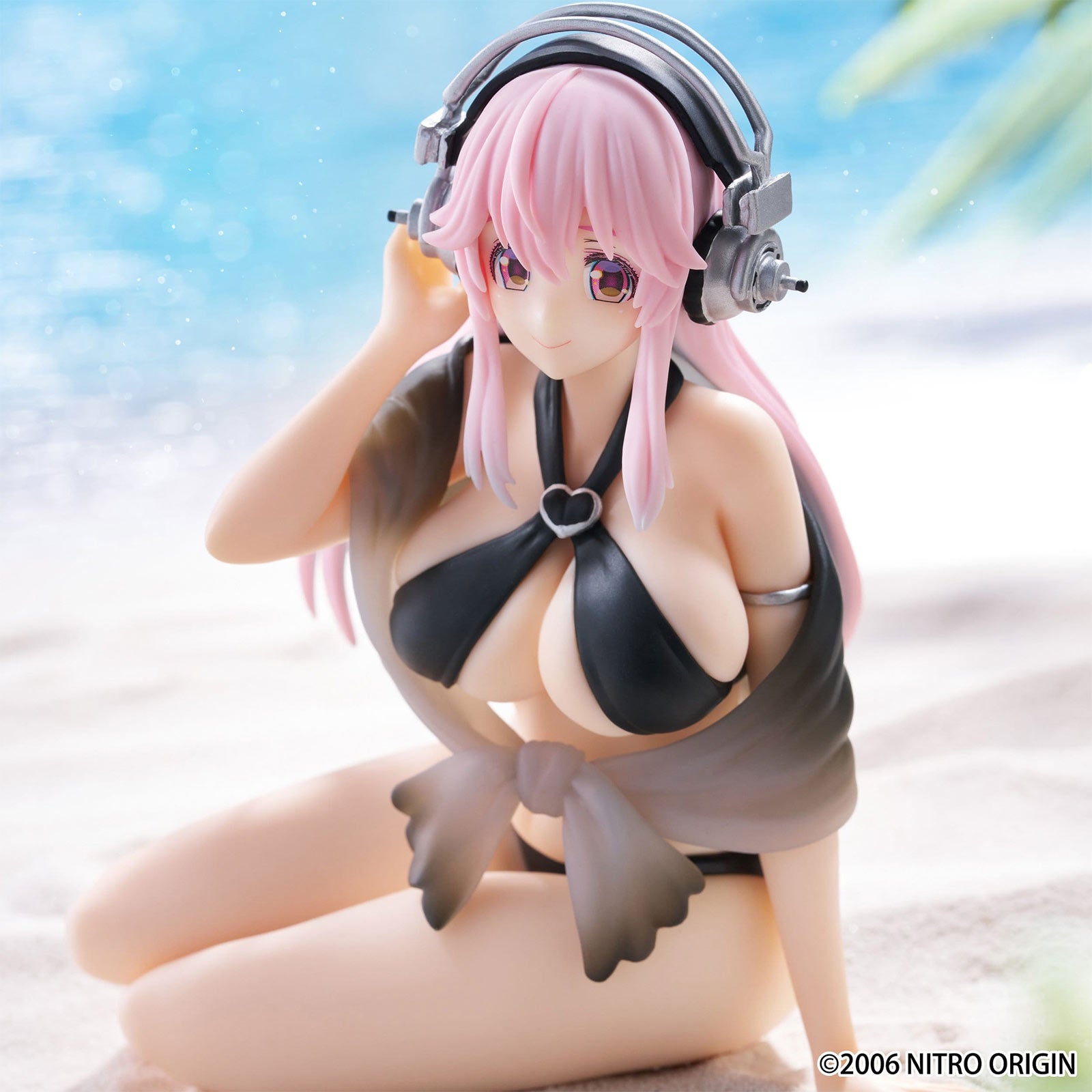 super-sonico-noodle-stopper-figur-swimsuit-black-10-cm image 4