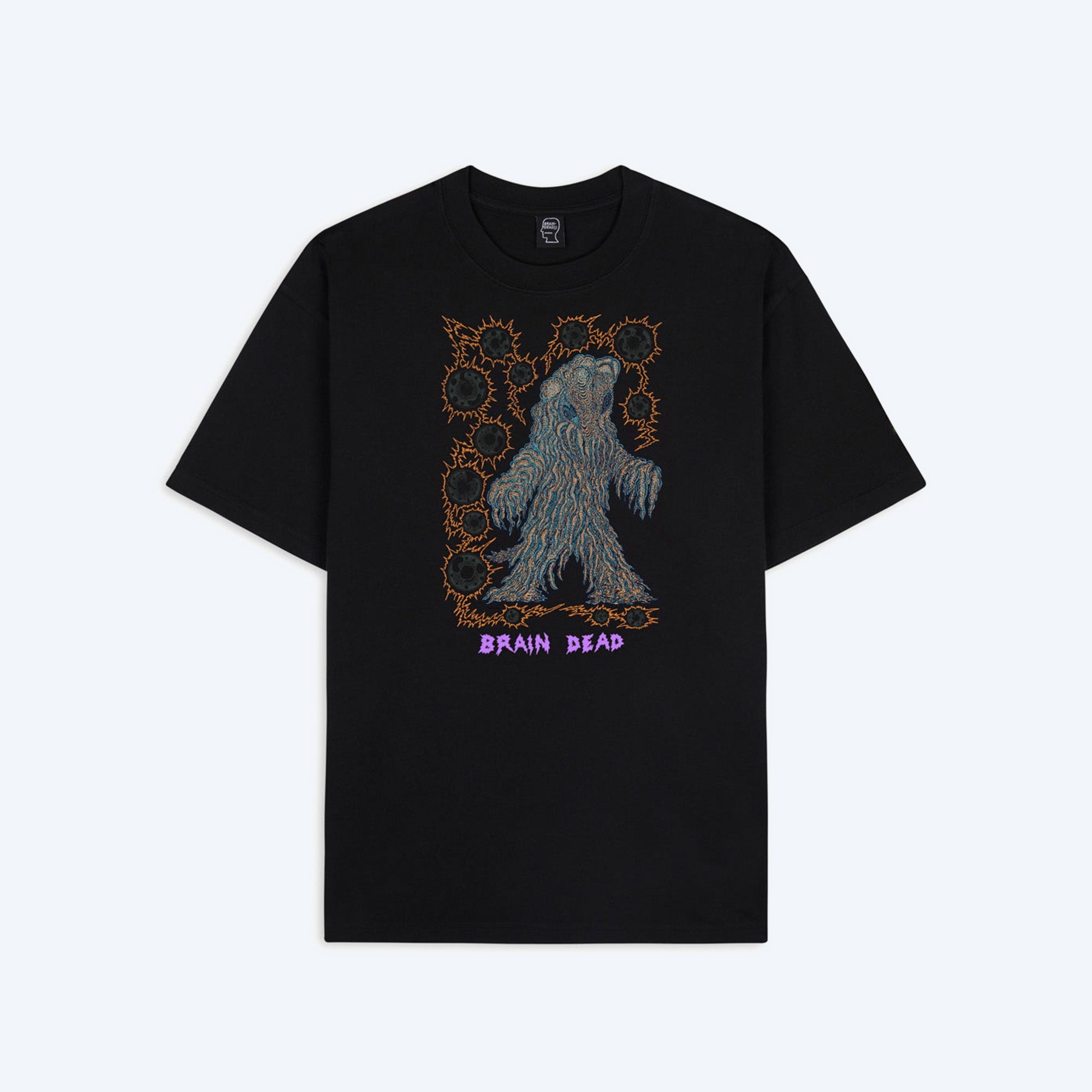 godzilla-brain-dead-x-hedorah-t-shirt-schwarz-baumwolle image 1