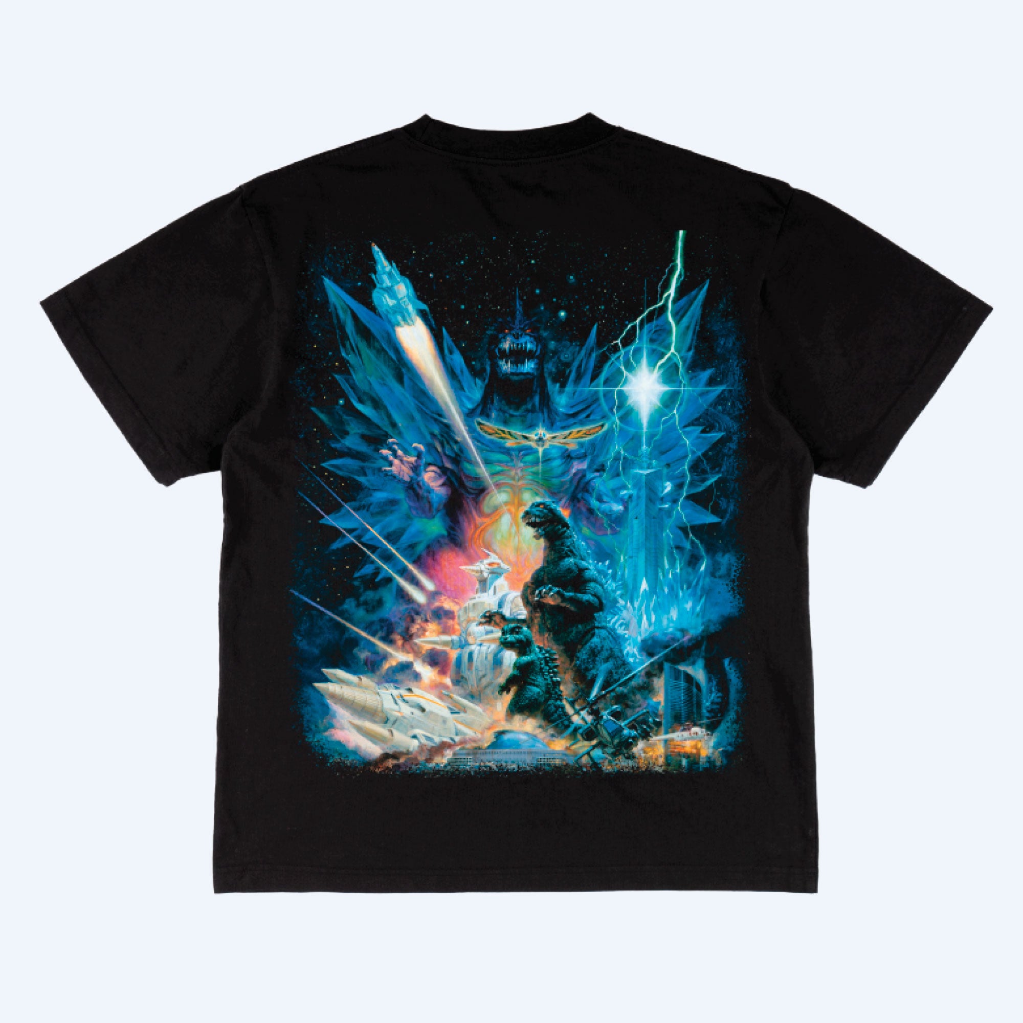 godzilla-apparel-vs-spacegodzilla-poster-t-shirt-baumwolle-wei image 1