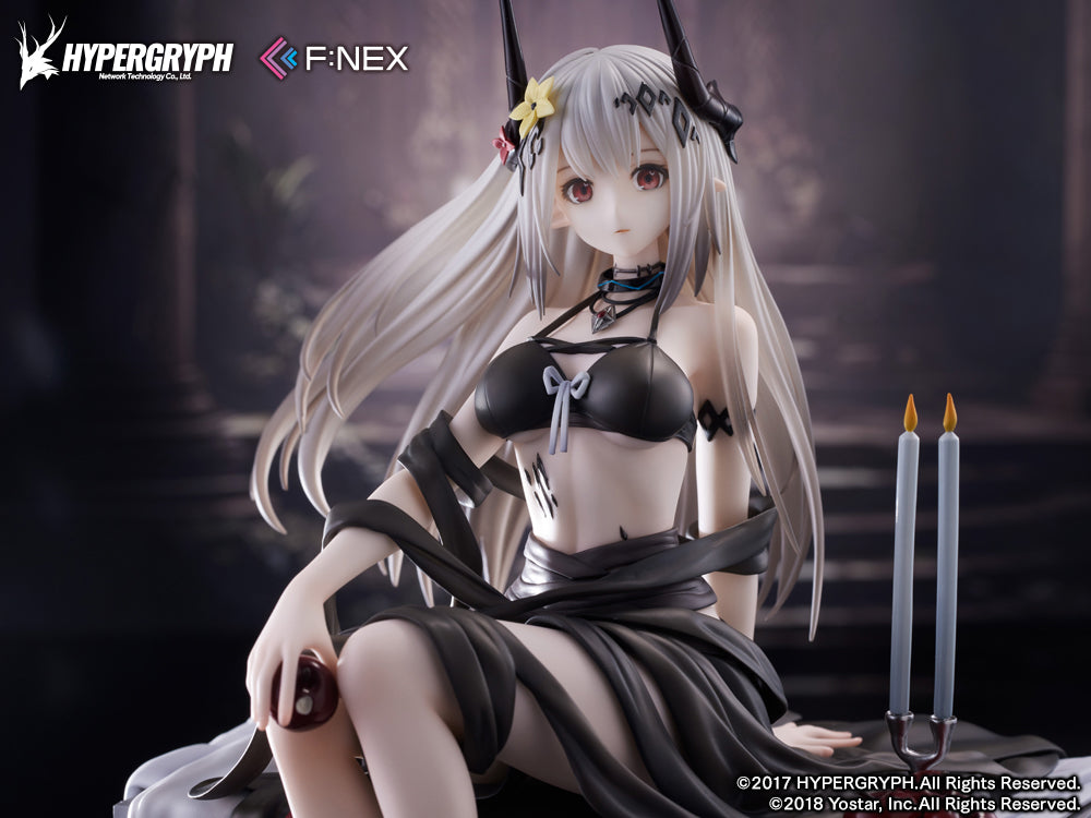 furyu-f-nex-arknights-mudrock-dn06-1-7-figur-schwarzes-kleid image 3